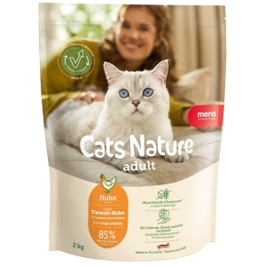 Mera Cats Nature Adult kuivtoit kassidele kanaga 2kg