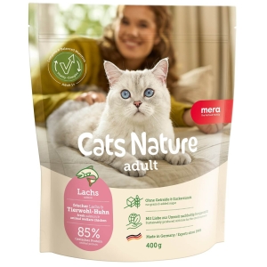 Mera Cats Nature Adult сухой корм для кошек Лосось 400г