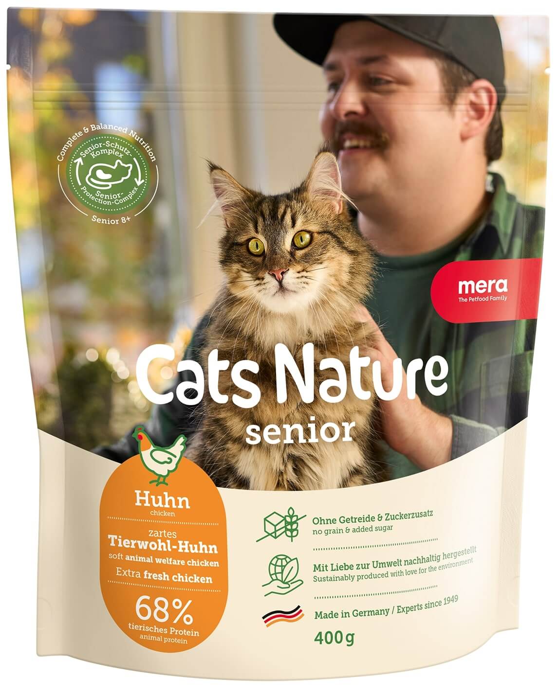 Mera Cats Nature Senior kuivtoit kassidele kanaga 400g
