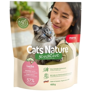 Mera Cats Nature Sensitive kuivtoit kassidele lõhega 400g