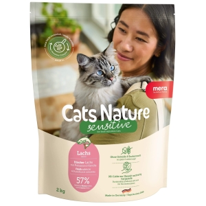 Mera Cats Nature Sensitive kuivtoit kassidele lõhega 2kg