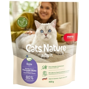 Mera Cats Nature Adult сухой корм для кошек Утка 400г