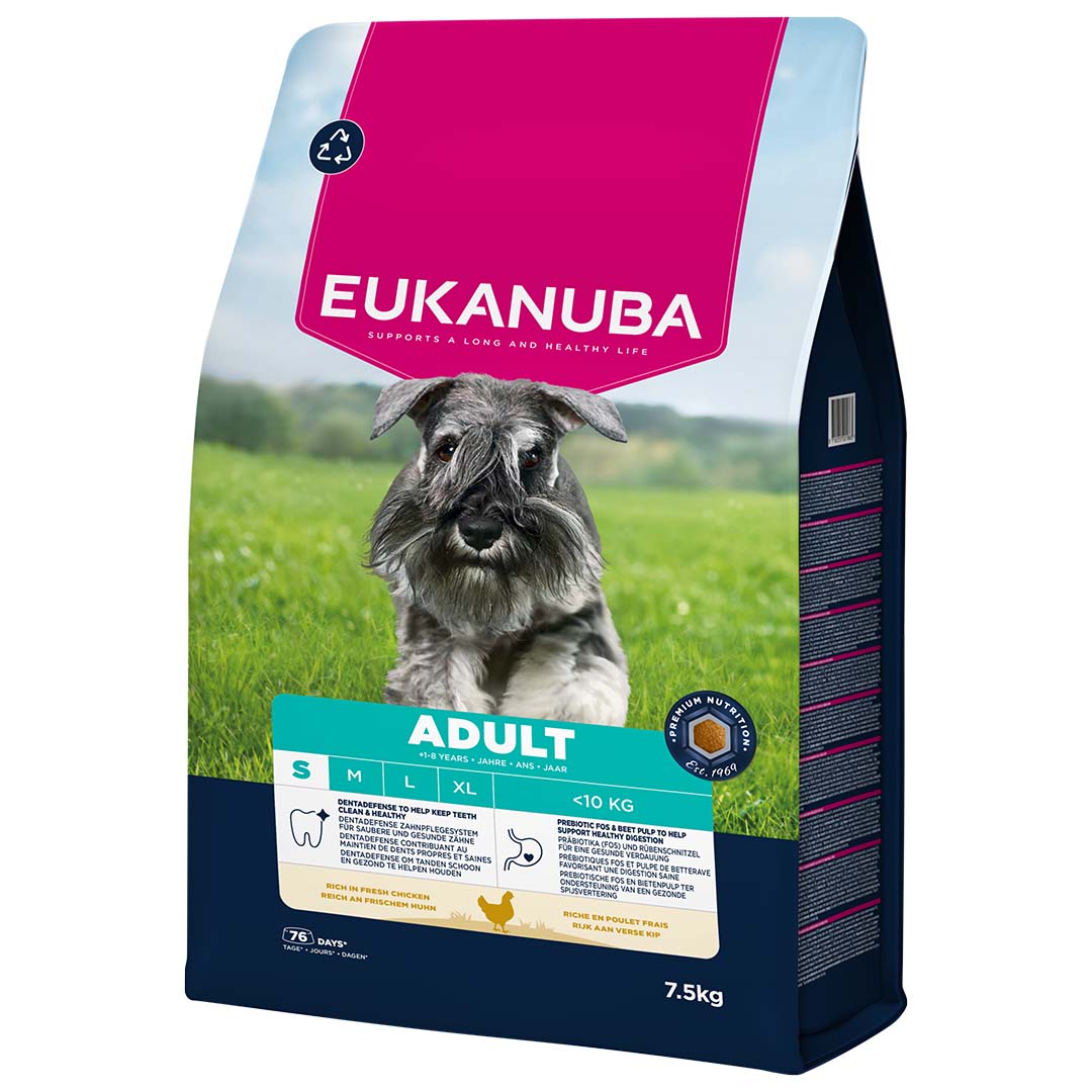 EUKANUBA Adult kanalihaga väikestele koertele 7,5 kg