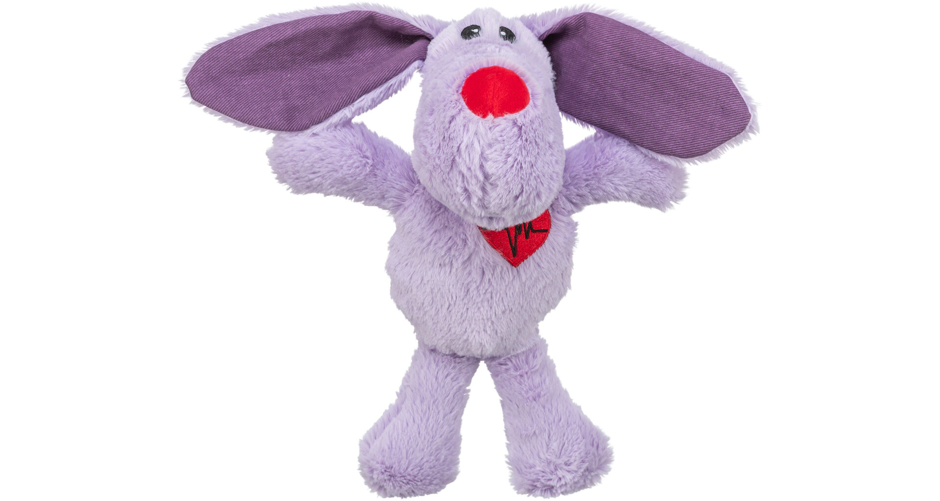 Игрушка для собак Собака, плюш, 28 см, фиолетовая