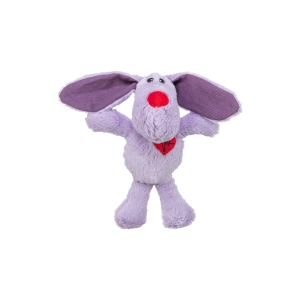 Игрушка для собак Собака, плюш, 28 см, фиолетовая