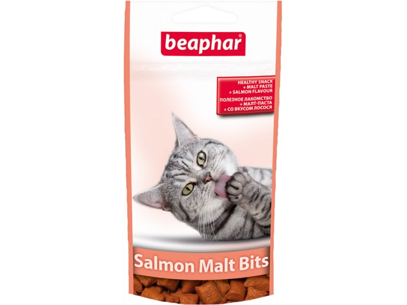Кормовая добавка для кошек Beaphar Malt Bits Salmon 35 г