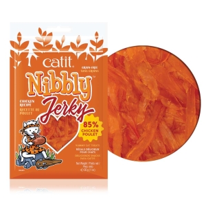 Maius kassidele Catit Nibbly Jerky, kana 30g