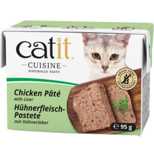 Täissööt (konserv) Catit Cuisine Pate kanapasteet maksaga, 95g