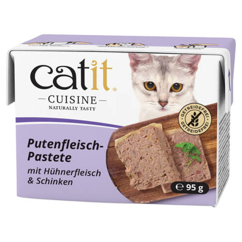 Täissööt (konserv) Catit Cuisine  Pate kalkunipasteet kana ja singiga, 95g