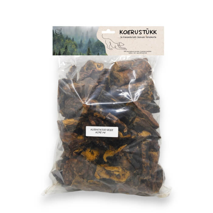 Koerustükk veise kopsud koerale 1kg