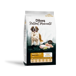 Dibaq Natural Moments 5 Star Maxi Adult kalkuni ja kanaga suurt tõugu koeratoit 12kg