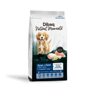 Dibaq Natural Moments 5 Star Maxi Puppy with Turkey and Chicken Large Breed Puppy Food 12kg