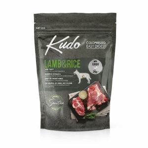 Kudo Lamb & Rice Mini Junior külmpressitud koeratoit 3kg