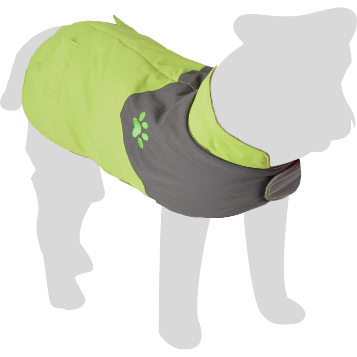 Flamingo Juno roheline vihmajope koerale 50cm