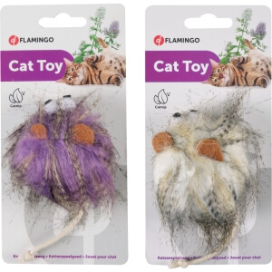 Flamingo kassimänguasi naistenõgesega 7cm (assortii)