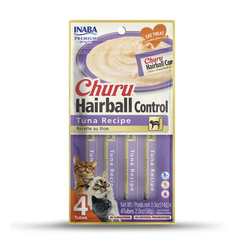 Inaba Churu Hairball Tuunikala kreem maiustus kassile 4x14g