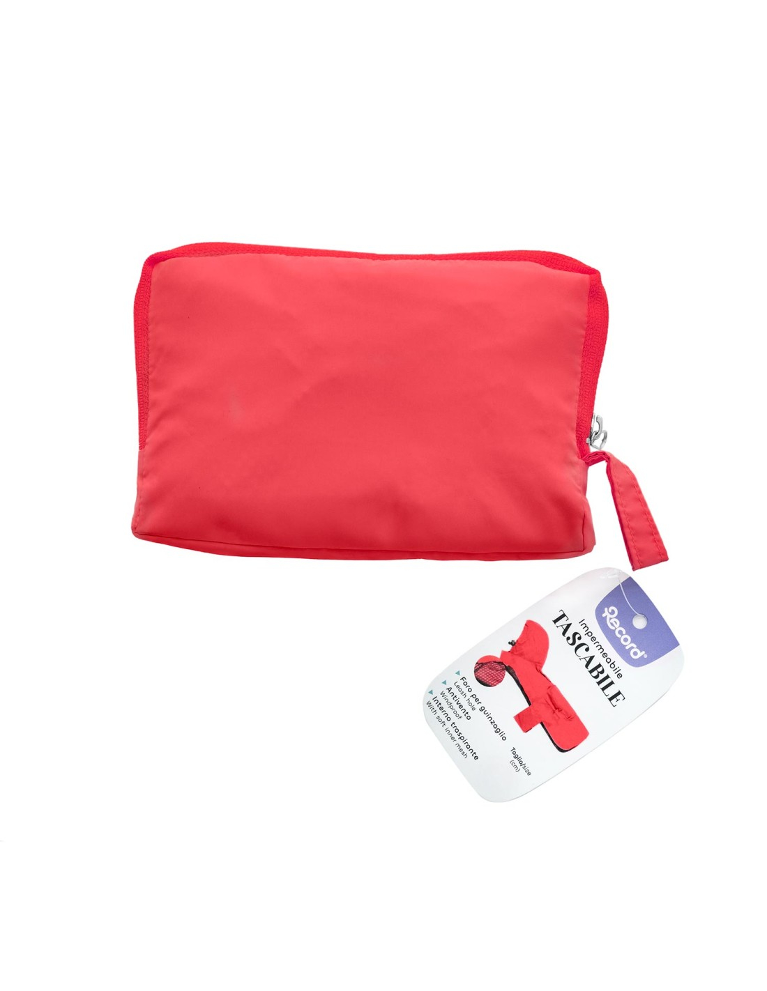 Record punane vihmamantel koertele L