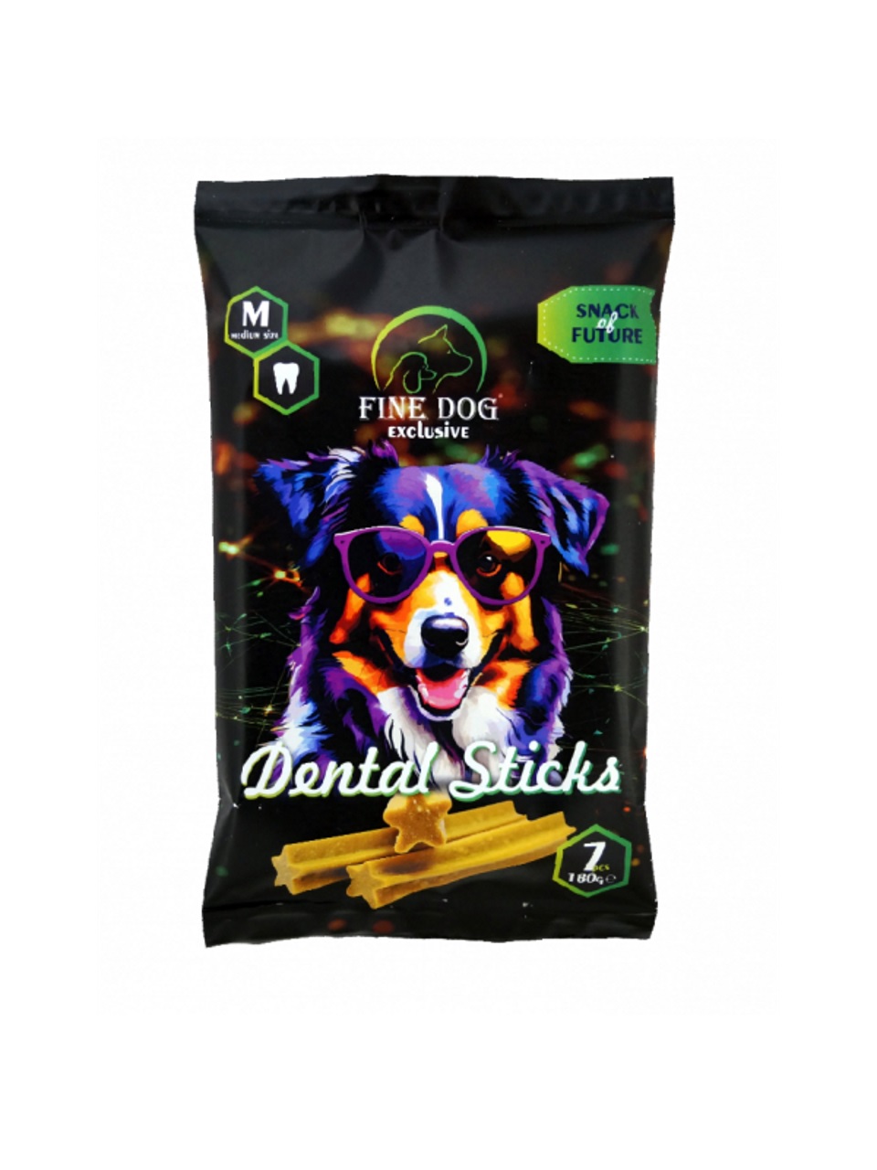 FINE DOG Exclusive hambapulgad "M" 180g (7tk)