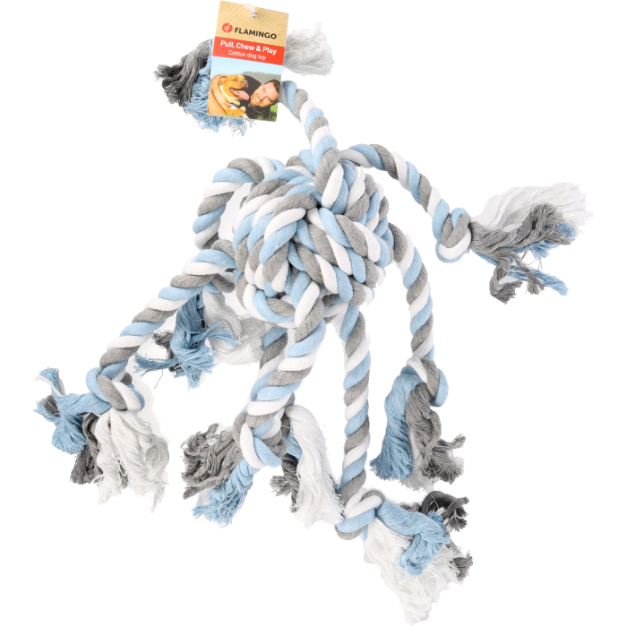 Flamingo nöörilelu "Kaheksajalg" koerale 70x15cm