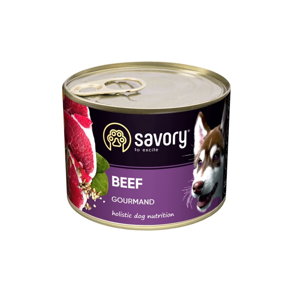 Savory konserv koertele Gourmand veiselihaga 200g
