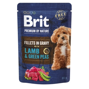 Brit Premium Lamb & Green Peas in Gravy märgtoit koerale 85g