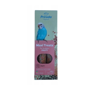 Priroda teraviljapulk viirpapagoidele Maxi Treats Fruity 140g