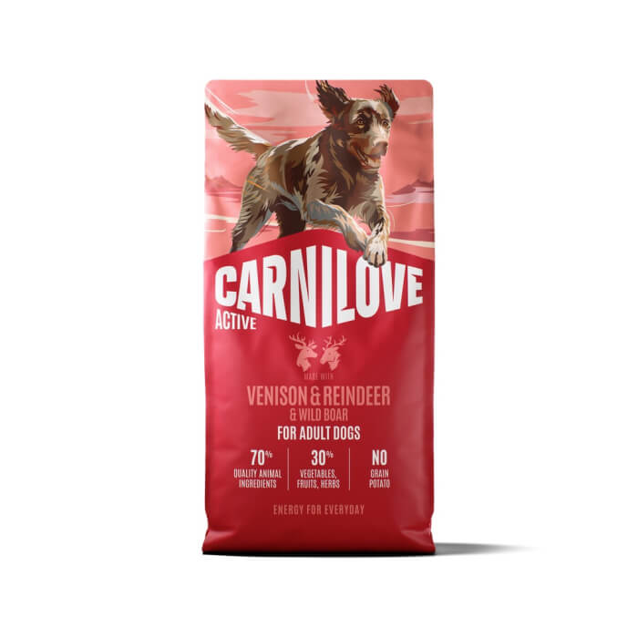 Carnilove Active Venison & Reindeer & Wild Boar koeratoit 1,5kg
