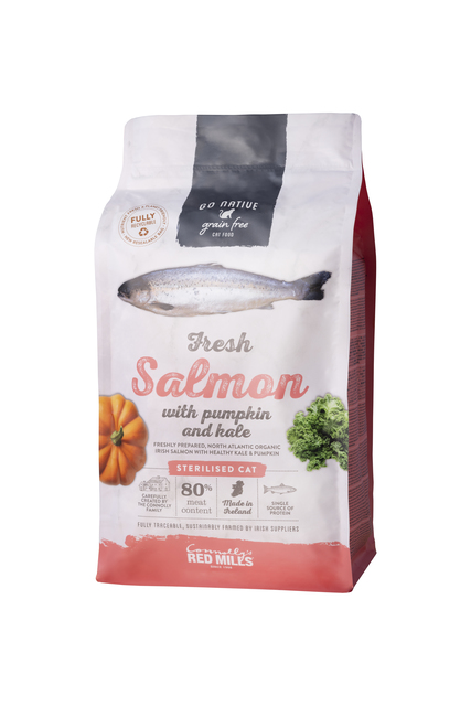 GO NATIVE KASSI TÄISSÖÖT LÕHE/KÕRVITS/LEHTKAPSAS 1,5KG