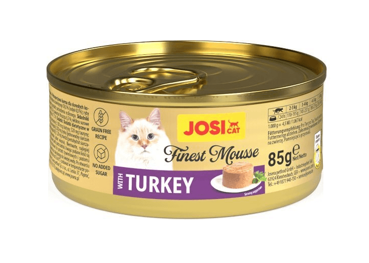 JosiCat Finest Mousse Turkey 85g