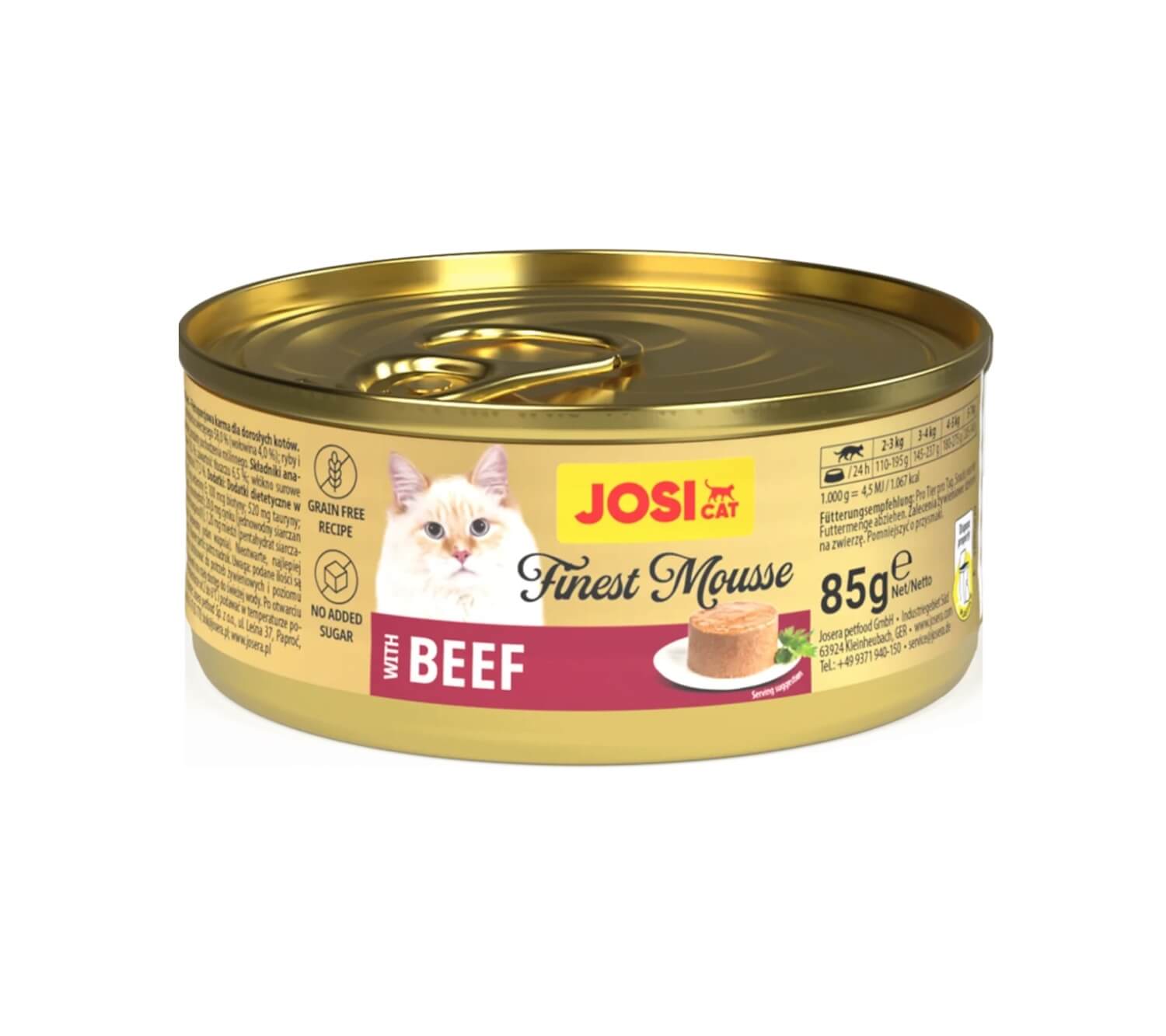 JosiCat Finest Mousse Beef 85g