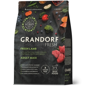 Grandorf Fresh Värske Lambaliha ja Bataat Suurtele Koertele 10kg