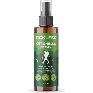 TICKLESS PUUGI- JA KIRBUVASTANE SPREI CITRONELLA INIMESTELE 100 ML