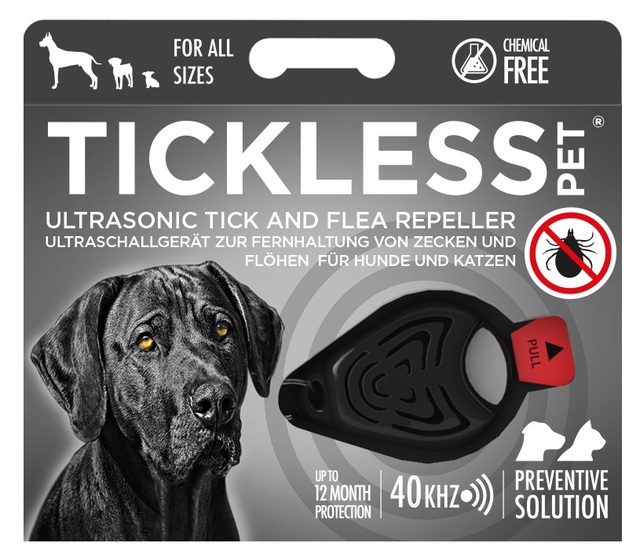 Tickless puugipeletaja koertele ultraheliseade, must