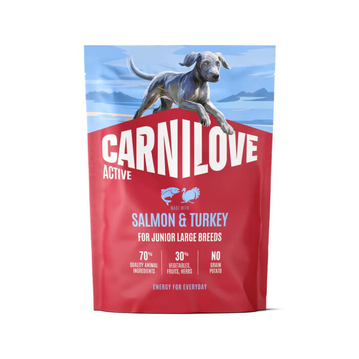 Carnilove Active Salmon & Turkey Junior LB koeratoit 1,5kg
