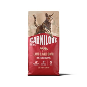 Carnilove Active Lamb & Wild Boar Adult Sterilised kassitoit 2kg