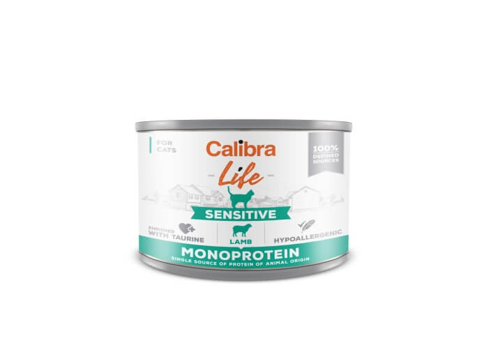 Calibra Life Sensitive Lamb konserv kassidele 200g