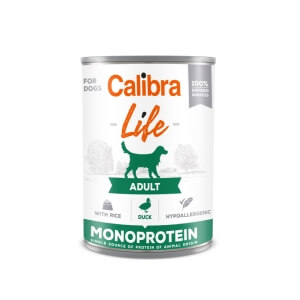 Calibra Life Adult Duck with Rice konserv koertele 400g