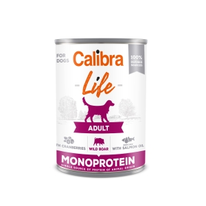 Calibra Life Adult Wild boar with Cranberries konserv koertele 400g