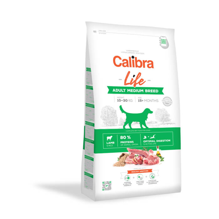 Calibra Life Adult Medium Breed Lamb koeratoit 2,5kg