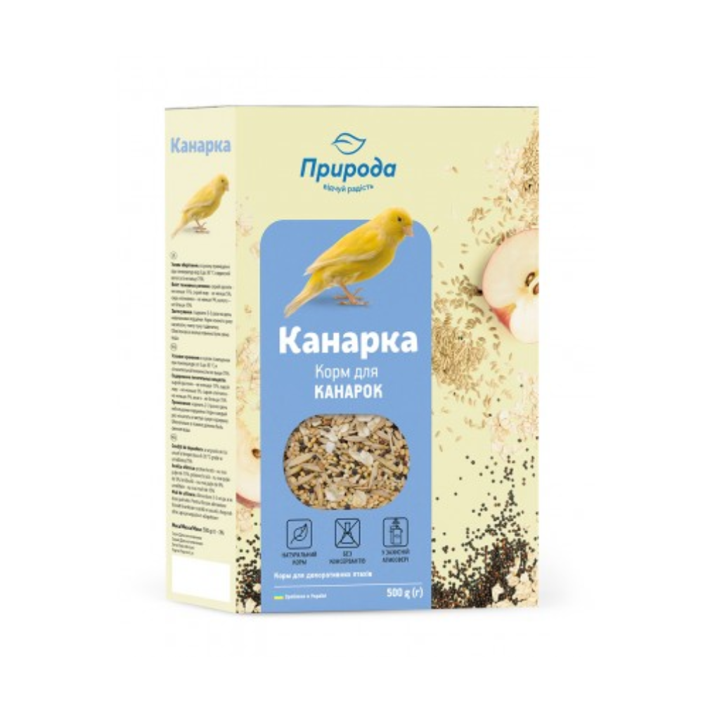 Priroda sööt kanaarilinnule Canary Basic 500g