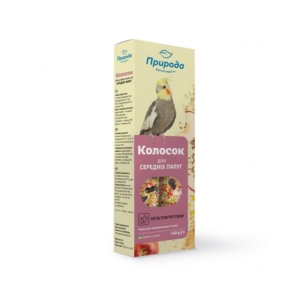 Priroda teraviljapulk keskmise suurusega papagoile Maxi Treats Multifruit 140g