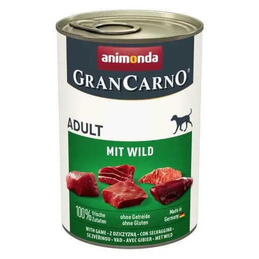 Animonda GranCarno Dog Adult loomaliha+metsloom 400g