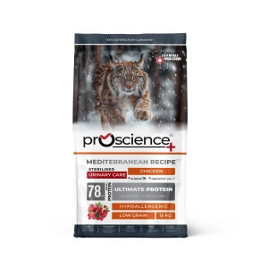 ProScience Cat kanaga 1,5kg (steriliseeritud kassile)
