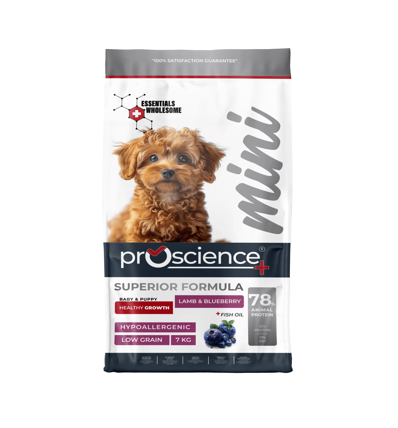 ProScience Dog Puppy Small Breed lamba- ja mustikaga 2kg