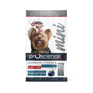 ProScience Dog Adult Small Breed lõhe- ja mustikaga 2kg