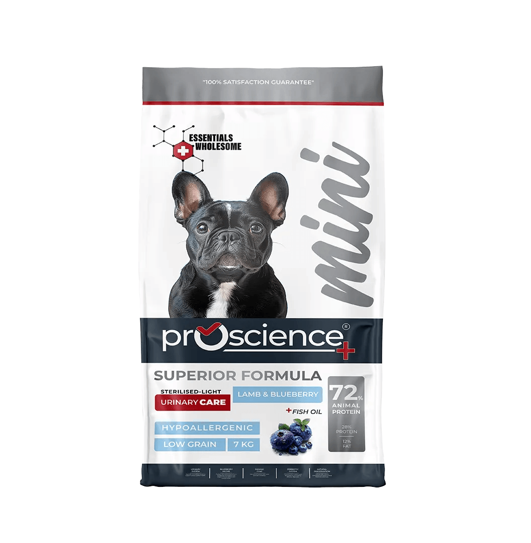 ProScience Dog Adult (steriliseeritud) Small Breed lambaliha ja mustikaga 2kg