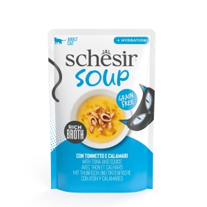 Schesir Soup tuunikalaga ja kalmaaridega 40 g kassikonserv