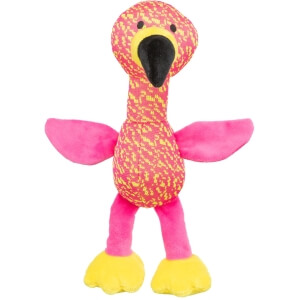 Игрушка для собак Фламинго, ткань, 32 см, розовый