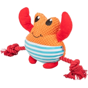 Игрушка для собак Краб, 28 см, оранжевый