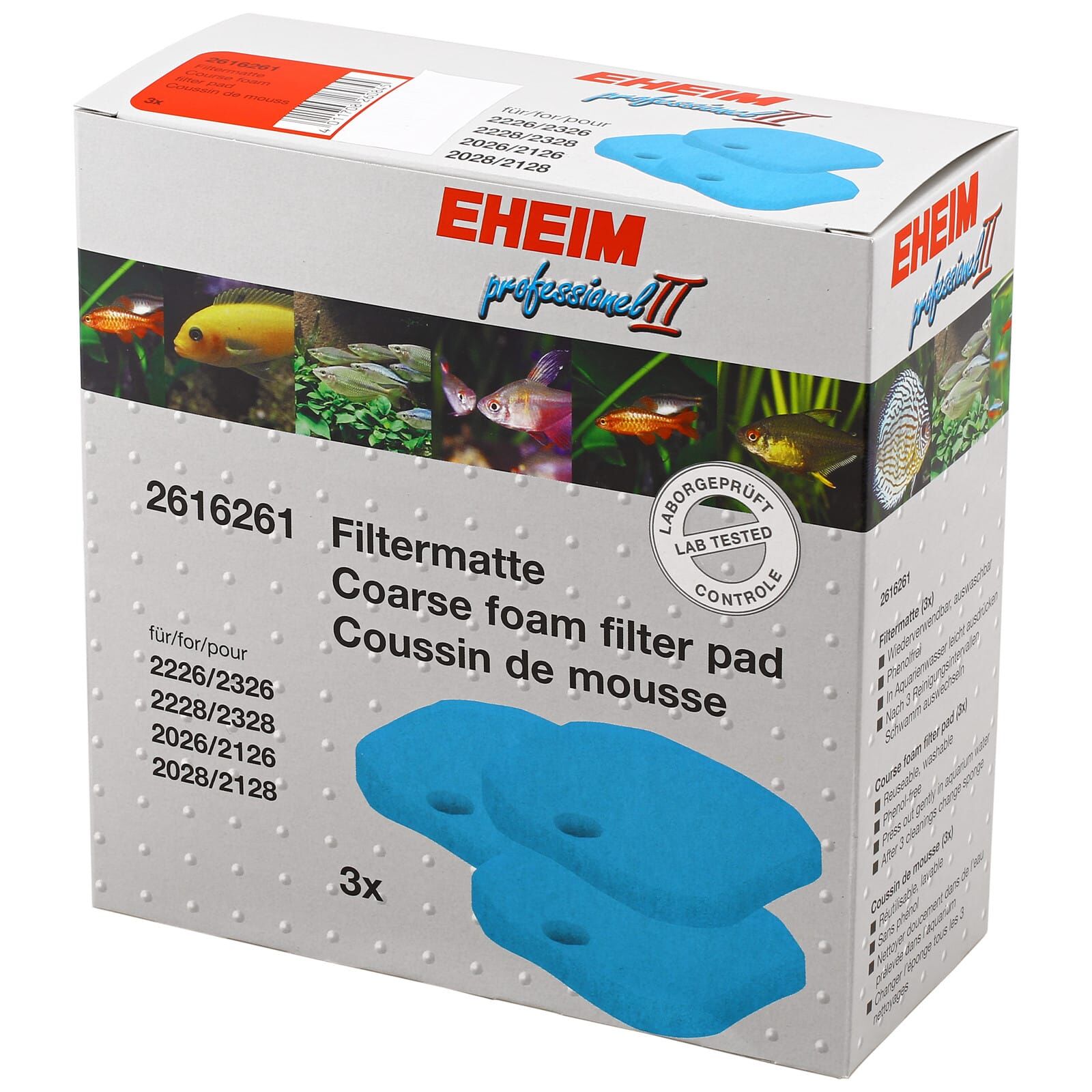 Filtripatjade komplekt eXperience 350 3tk sinine